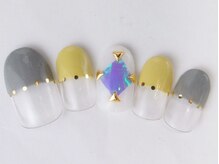 ネイルサロン ドレリッチ 大宮店(drerich)/ぱっつんフレンチ