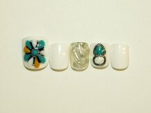 ネイルサロン ドレリッチ 大宮店(drerich)/【7990】手描きストーン