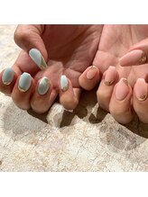 プライベートネイルサロン キャンバス(CANVAS)/アシメネイル