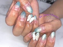 アン ジョーヌドラゴ/【自爪ネイル】蝶々ネイル