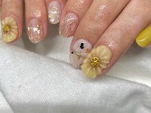 デリカ 溝の口店(DELICAT)/ぷっくりフラワーネイル