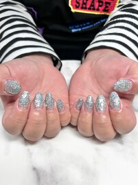 スカルプシルバーレインボーホロ