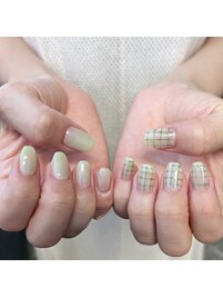 チェックネイル♪