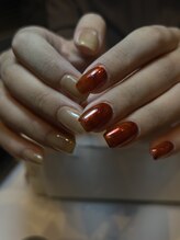 カサネネイルルーム(CASANE nail room)/オーロラ仕込みワンカラー