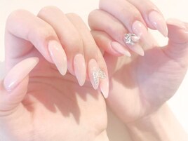 ピンクベージュネイル☆