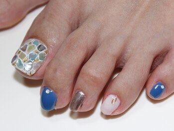 ヤナネイル(Yana Nail)の写真/≪定額コースあり≫トレンドの人気デザインや季節を感じられるデザインでフットネイルをお楽しみください♪