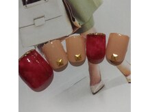 ネイルサロン リリオ(Nail Salon Ririo)/タイダイ柄フット