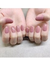 プライズアイリス アイラッシュ 池袋東口店(prize Iris eyelash)/ピンクワンカラーネイル♪