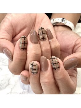 グリーディ(greedy)/ミラーチェックネイル