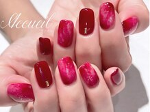 アクイユ 銀座店(ACCUEIL)/赤ネイル