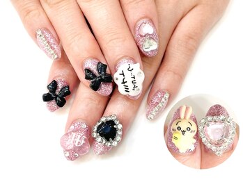 ネイルコレクション ピンク(Nail Collection Pink)/キャラ3D♪ちいかわ・うさぎ