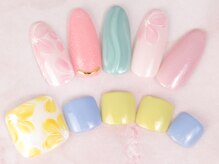 リアン(lien)/ハンド＆フットお揃いネイル