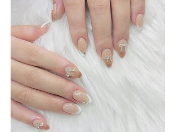 ヘブン ネイル 鶯谷(HEAVEN Nail)/リボンフレンチ