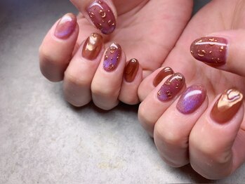ナナネイル(7.Nail)/ミラーヒョウ柄