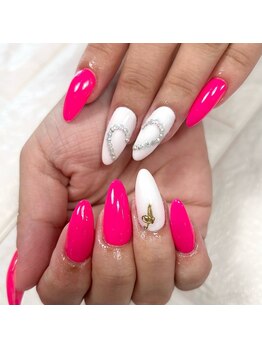 ジュウェル 宜野湾店(Nail Salon Jewel)/ビビットワンカラー