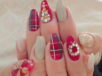 クリスマスネイル