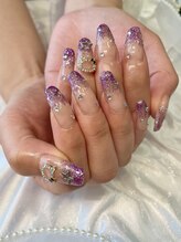 ビューティーサロン M/ラメグラデーション