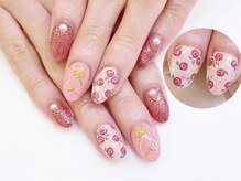 ネイルコレクション ピンク(Nail Collection Pink)/ジェル定額￥8990コース☆薔薇