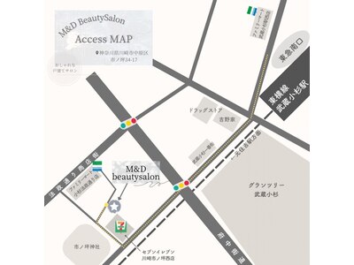 アクセス　map　左手には市ノ坪神社がございます。