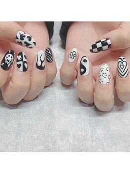 エムネイル(eM nail)/手描きアート