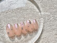 ルークネイル 恵比寿店(LUKE NAIL)/ワンホンオーロラグラデーション