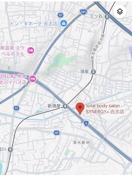 シナジープラス(SYNERGY+)/地図