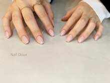 ネイル ドゥ 岡山駅前店(Nail Doux)/ピンクワンカラーネイル