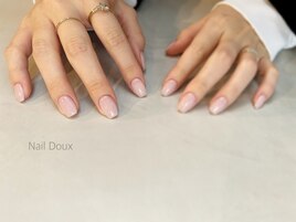 ピンクワンカラーネイル