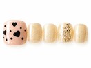 シンプルにかわいいフットネイル