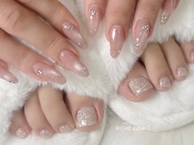 リッシュ ドゥ(RICHE deux)の雰囲気（ハンドフット、2人同時施術◯/ミラーネイル♪/トレンドデザイン）
