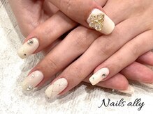 ネイルズアリー 立川店(Nails ally)/蝶×バタフライ×キルティング