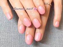 スエルテ ネイルサロン 北千住店/桜ピンクネイル ¥6000