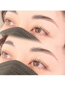 ユヅメ 銀座店(YUZUME)/パリジェンヌ+ハリウッドブロウ