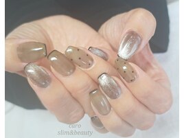 マグネット&シースルーネイル