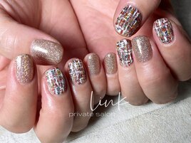 ツイードネイル