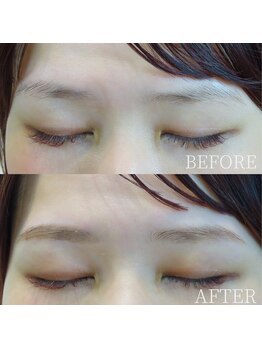 メイクミー 赤坂本店/アイブロウbefore/after