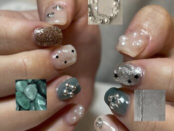 ガレージネイル(GARAGE NAIL)/チグハグネイル