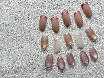 マイ ネイル 銀座店(Mai Nail)の写真/【銀座駅徒歩5分】ヌーディーコレクション 上品うる艶で洗練された指先に ご新規7390JPY/再来7890JPY