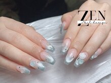 ゼン ネイル デザイン 池袋(ZEN NAIL DESIGN)/題長さだしやり放題×つけ放
