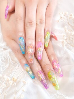 ラバーズネイル(Lover's Nail)の写真/スカルプで叶える長さ出し！深爪でもお気に入りのアートやデザインで輝くイベント☆