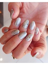 ビューティーコレクション アリレイナ(BEAUTY COLLECTION ARIREINA)/シルバーネイル