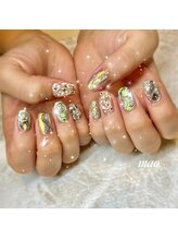 リンドネイル バイ モカ アンド ララ(Lind nail by moca and LaLa)/シルバー個性的ネイル