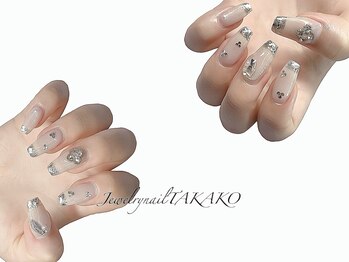 ガラスフレンチ&フラワーパーツ