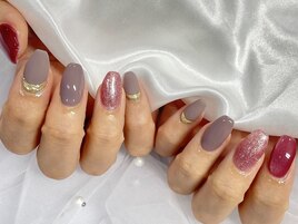 持ち込み/シンプル/ボルドー