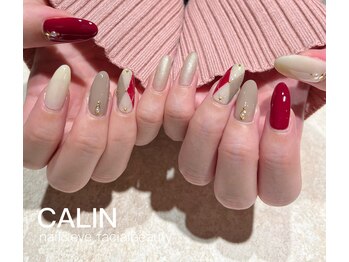 アーガイルチェックネイル