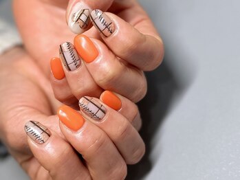 手描きチェック柄デザイン♪