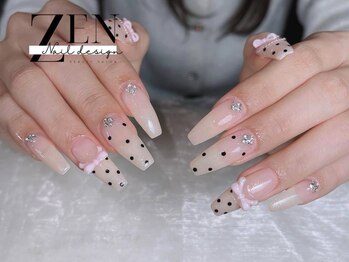 ゼン ネイル デザイン 池袋(ZEN NAIL DESIGN)/長さだしやり放題×つけ放題