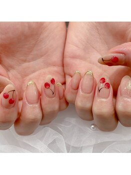 Emure Nail エミュール　河原町の写真/ちゅるんと可愛い♪うるツヤネイル【ワンカラー/持ち込み/フィルイン/マグネット/ワンホン/トレンド】