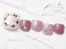 ネイルメゾン 池袋店(NAIL MAISON)/フットクリスマスリース￥11000