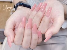 ウサギネイル 新大久保店(usagi nail)/マグネットフレンチ秋可愛い